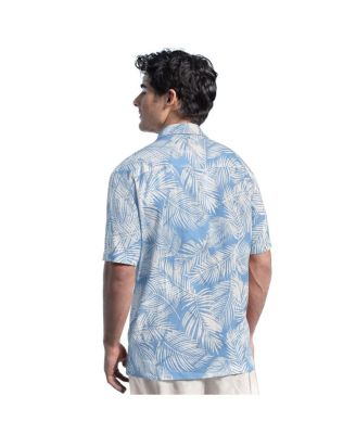 Men's Blue Philadelphia Phillies Linen Party Button-Up Shirt