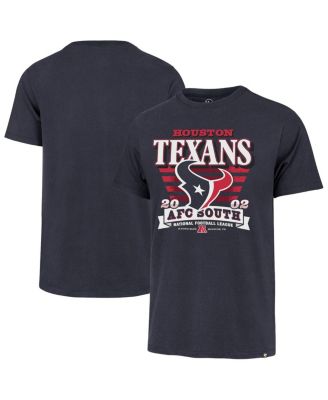 Men's Navy Houston Texans Stripe Splash Franklin T-Shirt