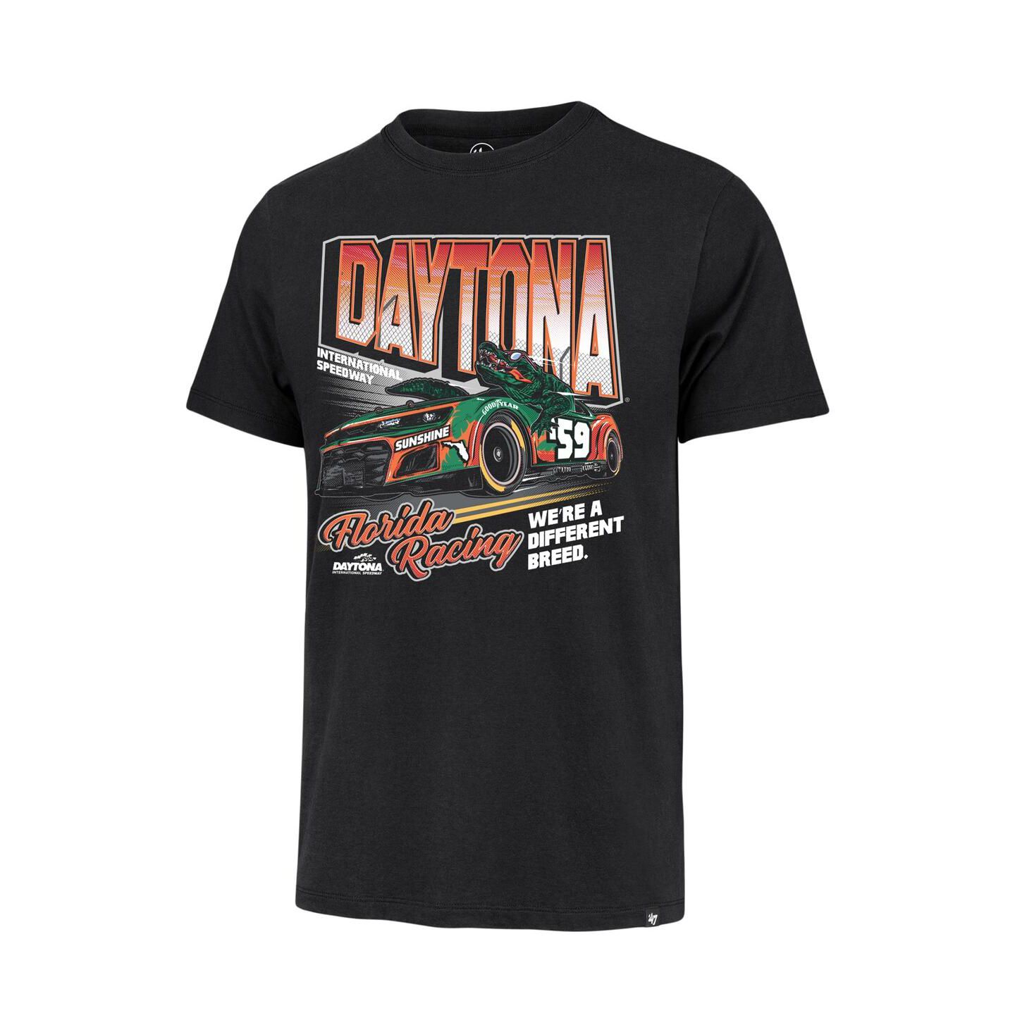 Мужская футболка '47 Brand Black Daytona International Speedway Daytona 500 Franklin — фото 2