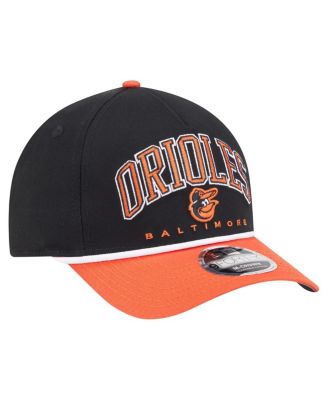 Men's Black/Orange Baltimore Orioles Arch 9FORTY A-Frame M-Crown Adjustable Hat