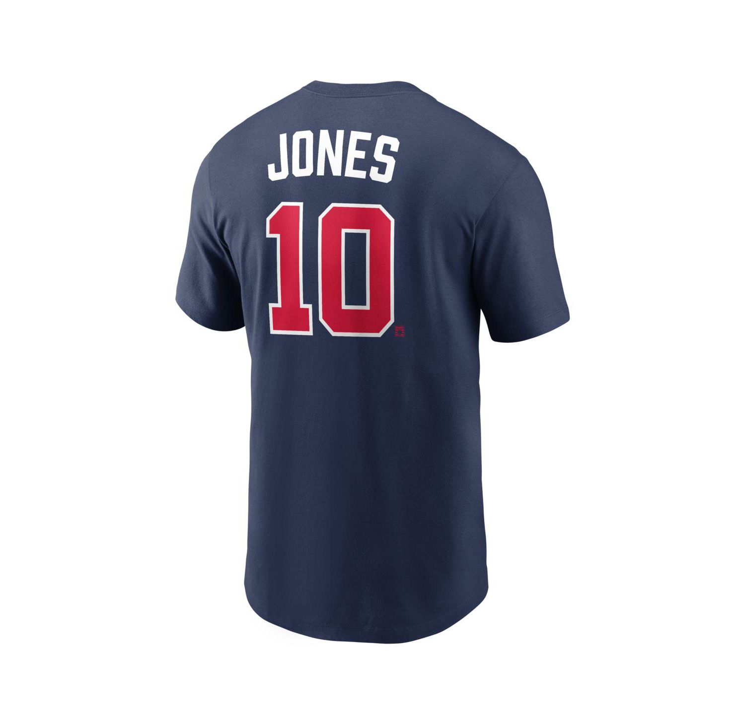 Men's Chipper Jones Navy Atlanta Braves Cooperstown Collection Name & Number T-Shirt
