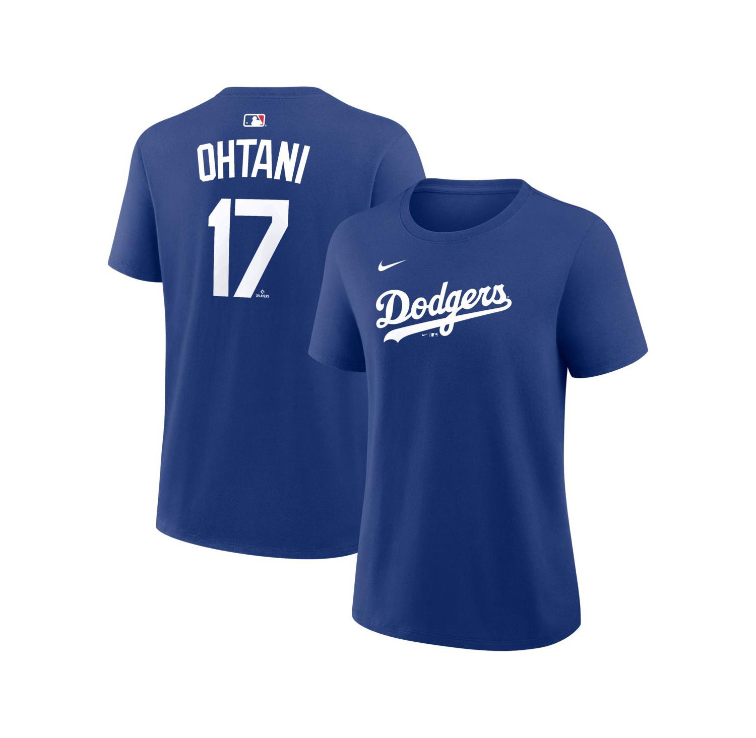 Women's Shohei Ohtani Royal Los Angeles Dodgers Name & Number T-Shirt
