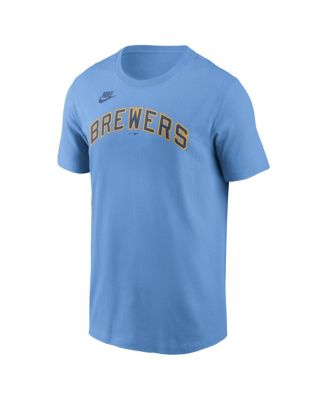 Men's Robin Yount Powder Blue Milwaukee Brewers Cooperstown Collection Name & Number T-Shirt