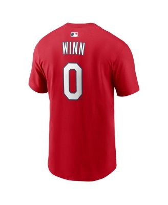 Men's Masyn Winn Red St. Louis Cardinals Home Name & Number T-Shirt