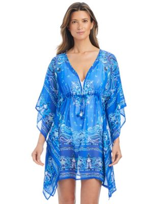 Women's Pull-On Cover-Up Swim Caftan