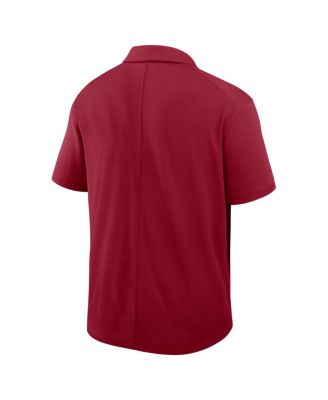 Men's Crimson Alabama Crimson Tide Primetime Victory Plus Dri-FIT Polo Shirt