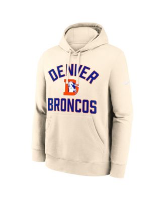 Men's Natural Denver Broncos Club Hoodie