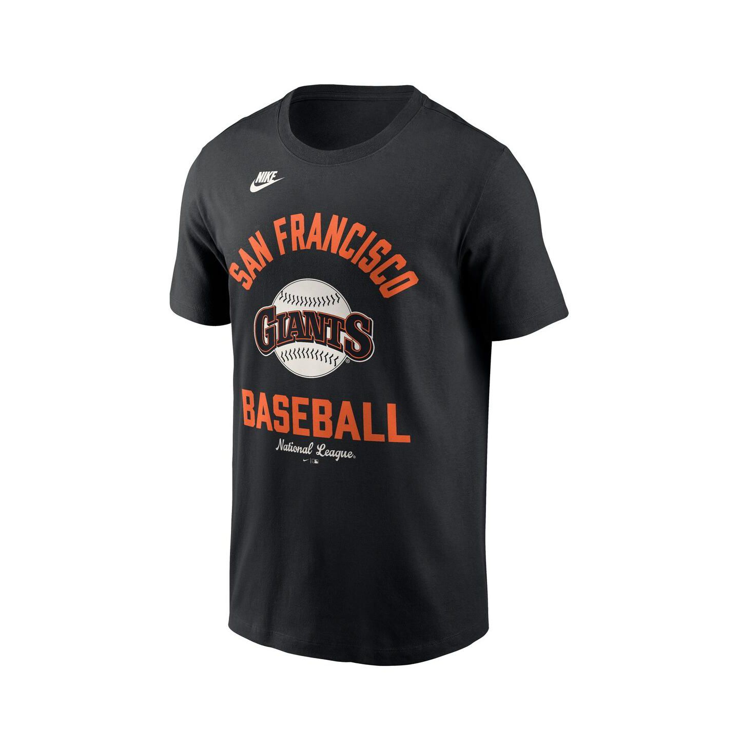Мужская футболка Nike Black San Francisco Giants Cooperstown Collection — фото 2