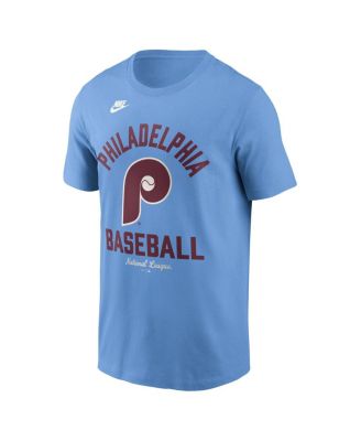 Men's Light Blue Philadelphia Phillies Cooperstown Collection T-Shirt