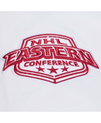 Men's White Detroit Red Wings Arctic Lightweight Satin Full-Snap Jacket