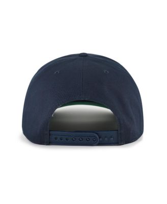 Men's Navy/Brown Minnesota Twins Cooperstown Break Wood Suede Hitch Adjustable Hat