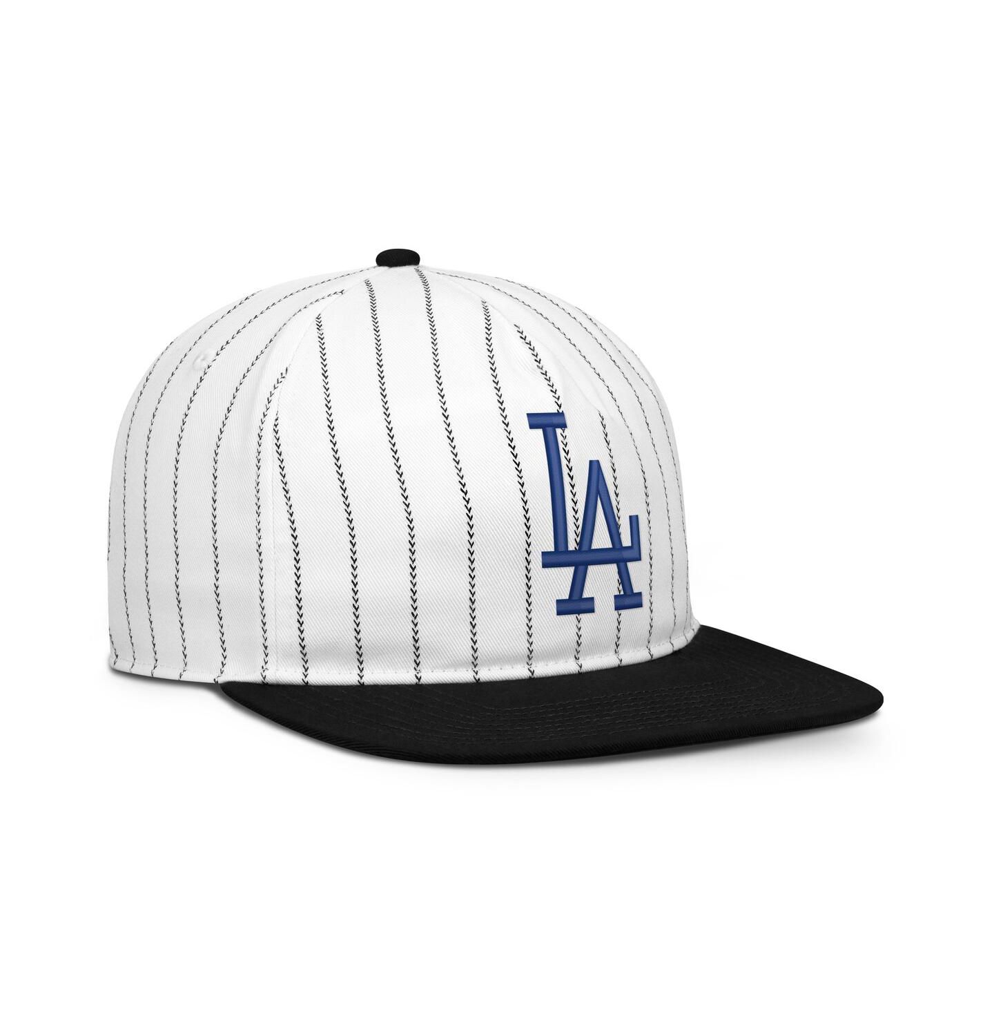 Мужская кепка Nike White/Black Los Angeles Dodgers Cooperstown Collection Pro Adjustable Hat — фото 3