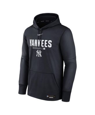 Men's Navy New York Yankees Authentic Collection Therma-FIT Hoodie