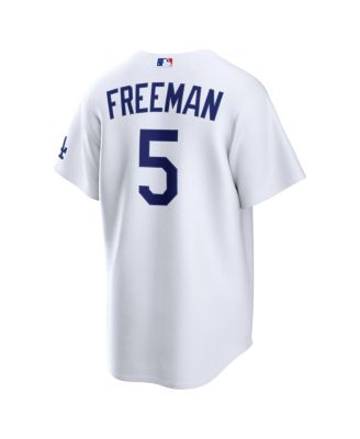 Men's Freddie Freeman White Los Angeles Dodgers Home Stadium Jersey