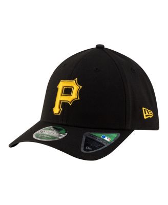 Men's Black Pittsburgh Pirates Alternate Player Replica 39THIRTY M-Crown Flex Hat