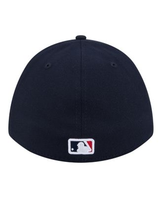 Men's Navy Boston Red Sox Player Replica 39THIRTY M-Crown Flex Hat