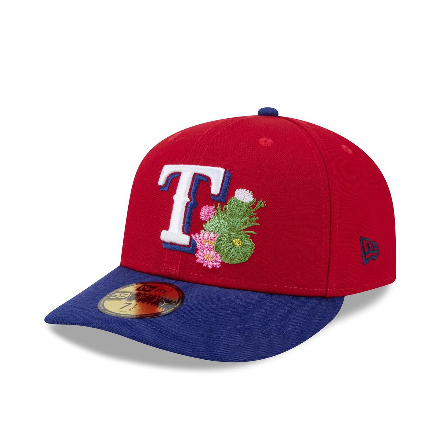 Мужская кепка Nike New Era Red/Royal Texas Rangers 2026 Spring Training 59FIFTY Fitted Hat — фото 3