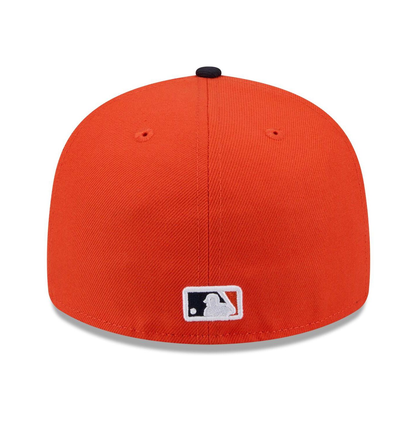Мужская кепка New Era Orange/Navy Detroit Tigers 2026 Spring Training 59FIFTY Fitted Hat — фото 4