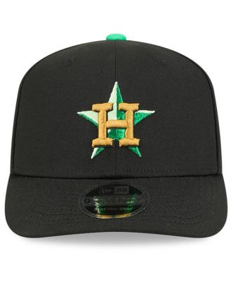 Men's Black Houston Astros 2026 St. Patrick's Day 9SEVENTY Adjustable Hat