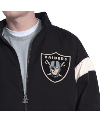 Men's Black Las Vegas Raiders The Gust Full-Zip Hoodie