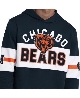 Men's Navy Chicago Bears Fullback Jersey Hoodie