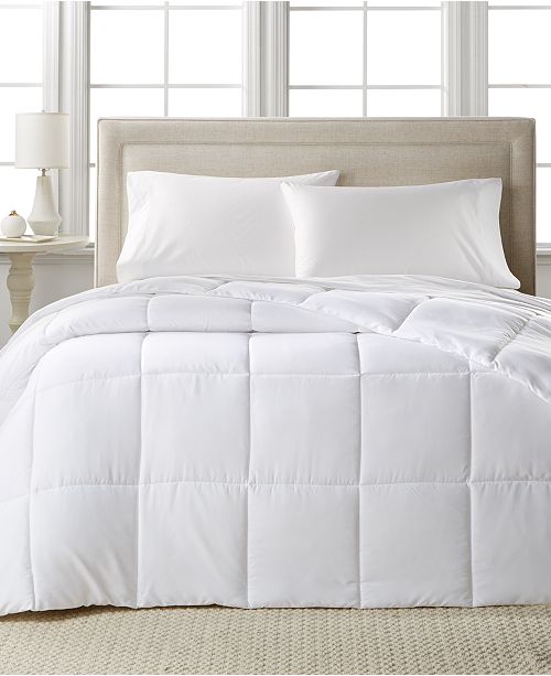 Charter Club Down Alternative Super Luxe 300 Thread Count Twin Comforter Created For Macy S Reviews Comforters Bed Bath Macy S