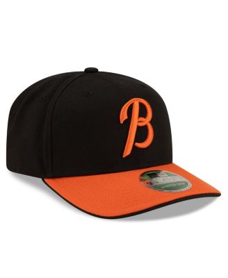 Men's Black/Orange Baltimore Orioles Player Replica 9SEVENTY Adjustable Hat