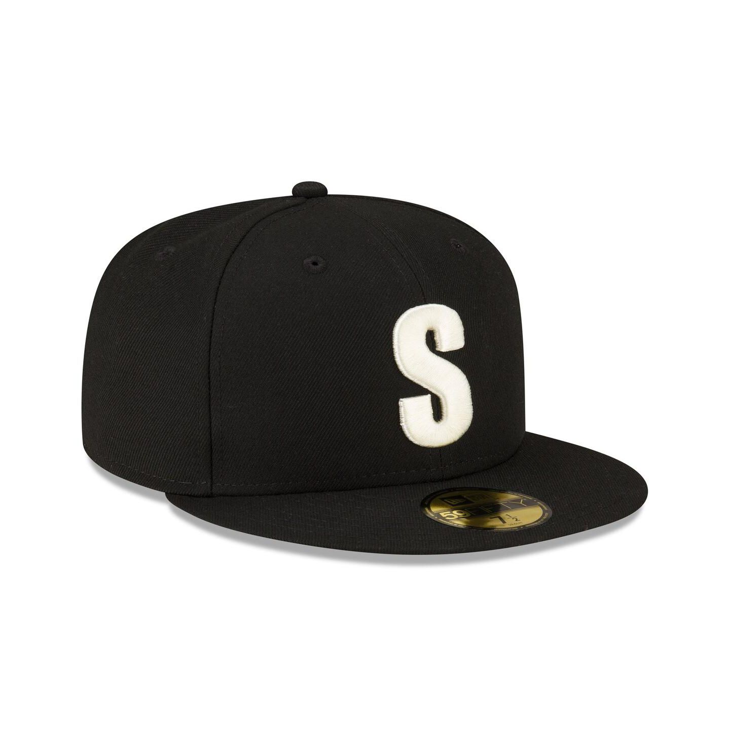 Мужская кепка New Era Black Seattle Mariners Authentic Collection 59FIFTY Fitted Hat — фото 3