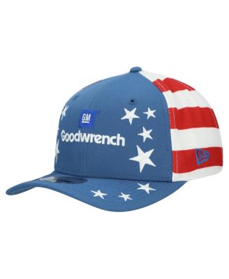 Men's Blue Dale Earnhardt COOLERA 9SEVENTY Flag Adjustable Hat