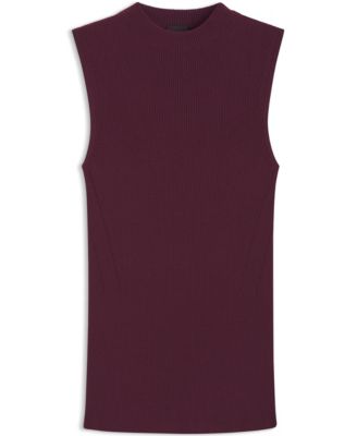 Women's Sleeveless Mock-Neck Top