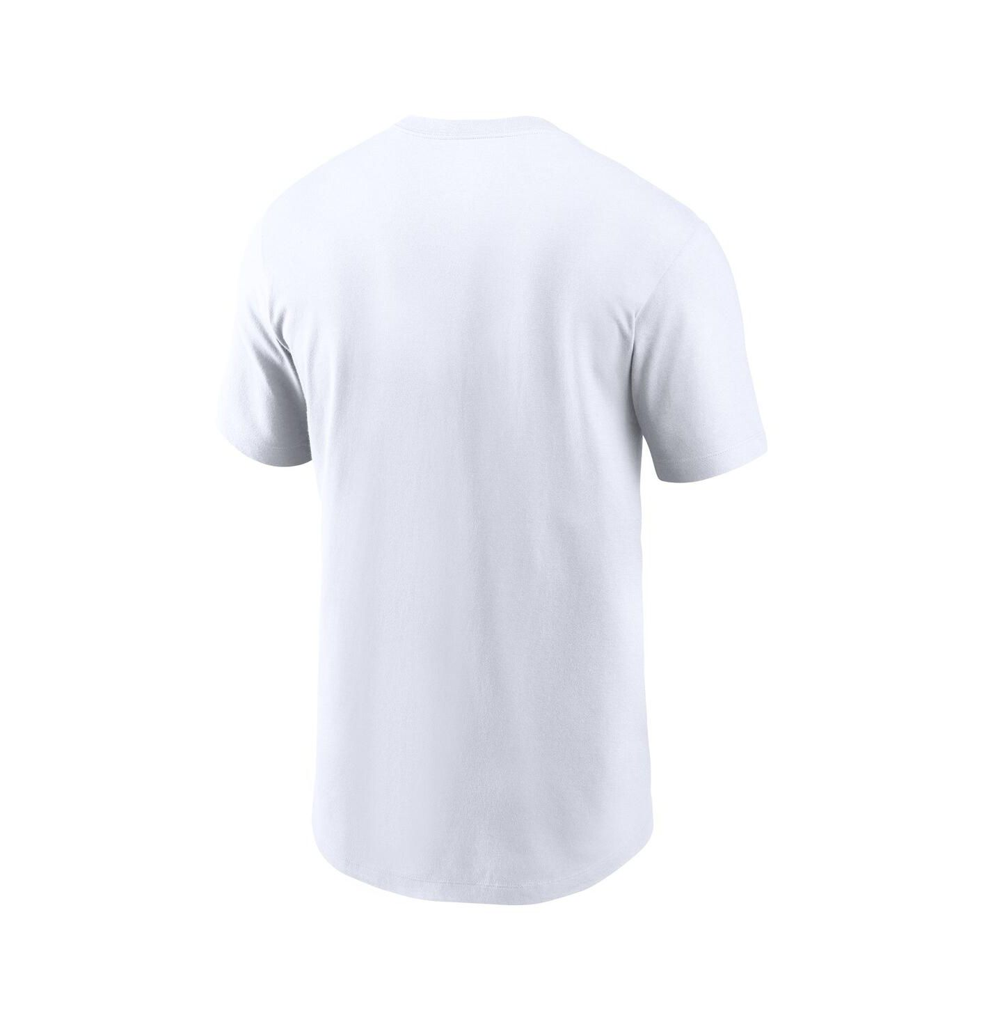 Мужская футболка Nike White Minnesota Twins Cooperstown Collection Wordmark — фото 3
