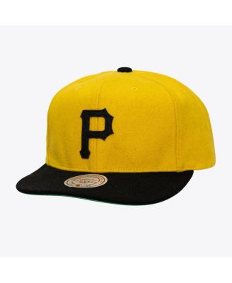 Men's and Women's Gold Pittsburgh Pirates Vintage Fit Melton Wool Adjustable Hat