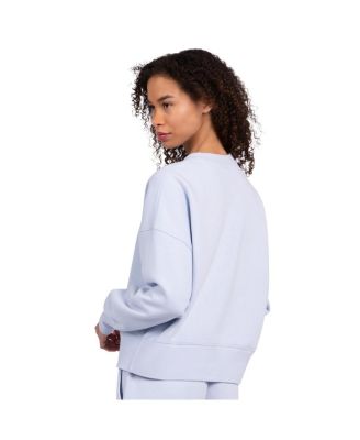 Women's Light Blue Minnesota Timberwolves Pastel Boxy Sweatshirt