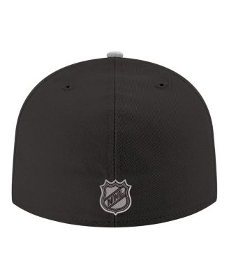 Men's Black Los Angeles Kings Core Logo Two-Tone 59FIFTY Fitted Hat