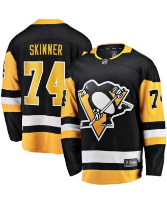 Men's Stuart Skinner Black Pittsburgh Penguins Home Breakaway Jersey
