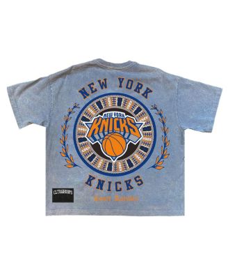 Men's Powder Blue New York Knicks Culture Worldwide Collection Premium T-Shirt