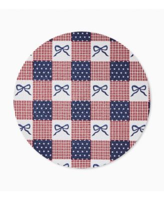 Celebration Woven Braided Round Placemats, Set of 4