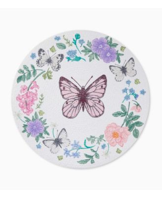 Meadow Woven Braided Round Placemats, Set of 4