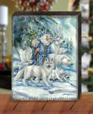 Cool Winds Father Winter Holiday Wall Art
