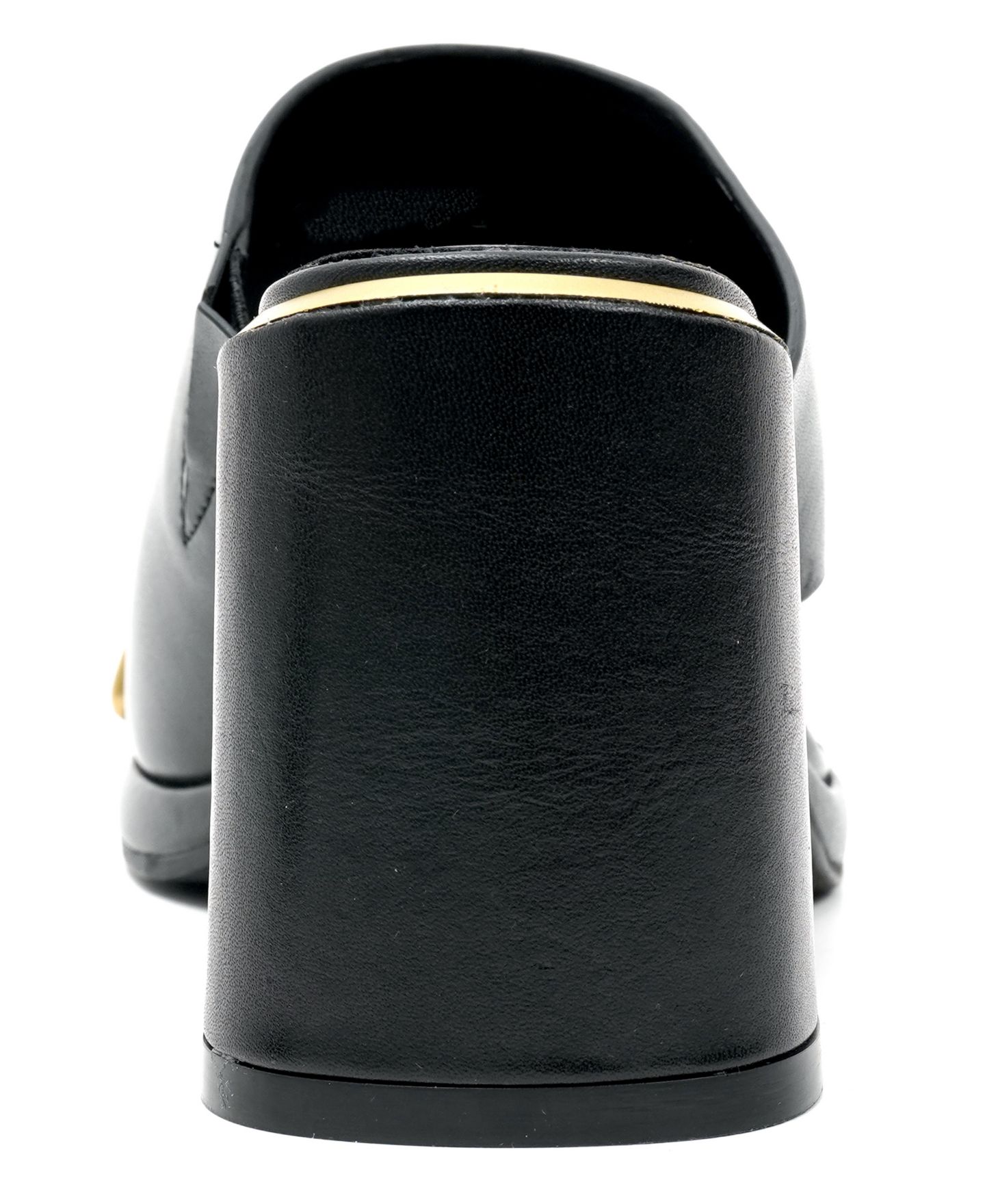 Женские сандалии Kenneth Cole New York Syndika Block Heel Dress Sandals, цвет: Чёрный кожаный — фото 3