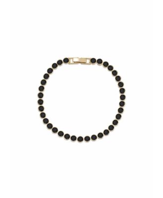 Crystal Chain 18k Gold Plated Tennis Bracelet