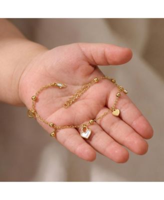 Dainty Polish 14K Gold Plated Adorable Multi-Charms Bracelets