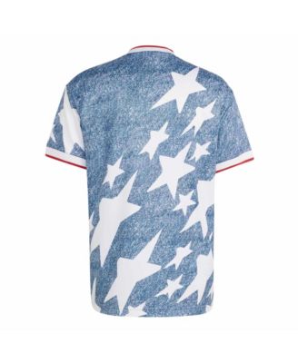 Men's Blue USA Soccer 1994 Denim Graphic Fashion Jersey
