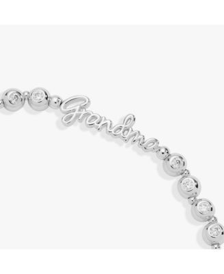 Grandma Elongated Crystal Stretch Bracelet