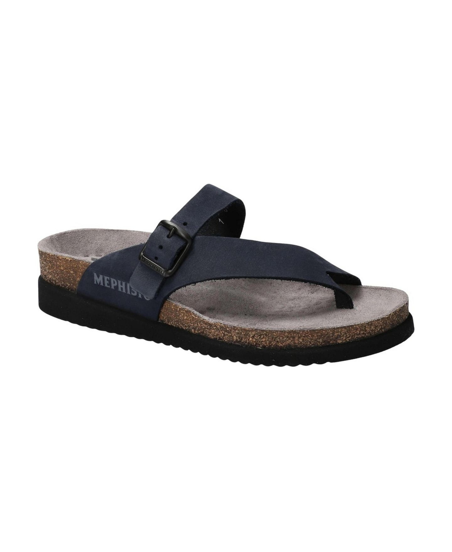 Женские сандалии Mephisto Helen Classics Nubuk Leather, цвет: Тёмно-синий — фото 1