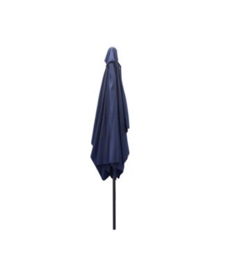 6 x 9 ft Fabric Waterproof Crank Tilt Patio Umbrella