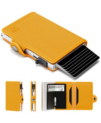 Small RFID Wallet for Women, Slim RFID Blocking Credit Card Holder Womens Wallet, Smart Pop Up Minimalist Card Case, Holds 4-6 Cards