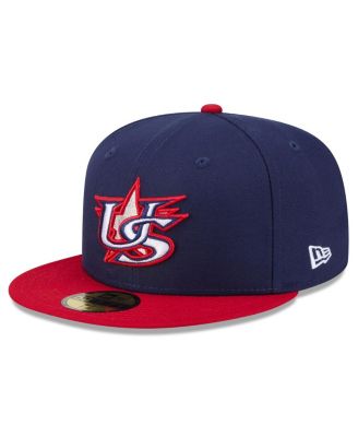 Men's Navy/Red USA Baseball 2026 World Baseball Classic 59FIFTY Fitted Hat