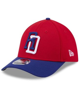 Men's Red/Blue Dominican Republic Baseball 2026 World Baseball Classic M-Crown 39THIRTY Flex Hat