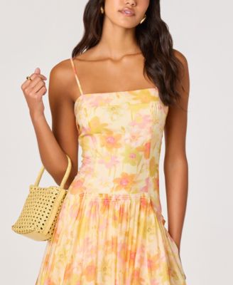 Women's Ovina Square Neck Dress